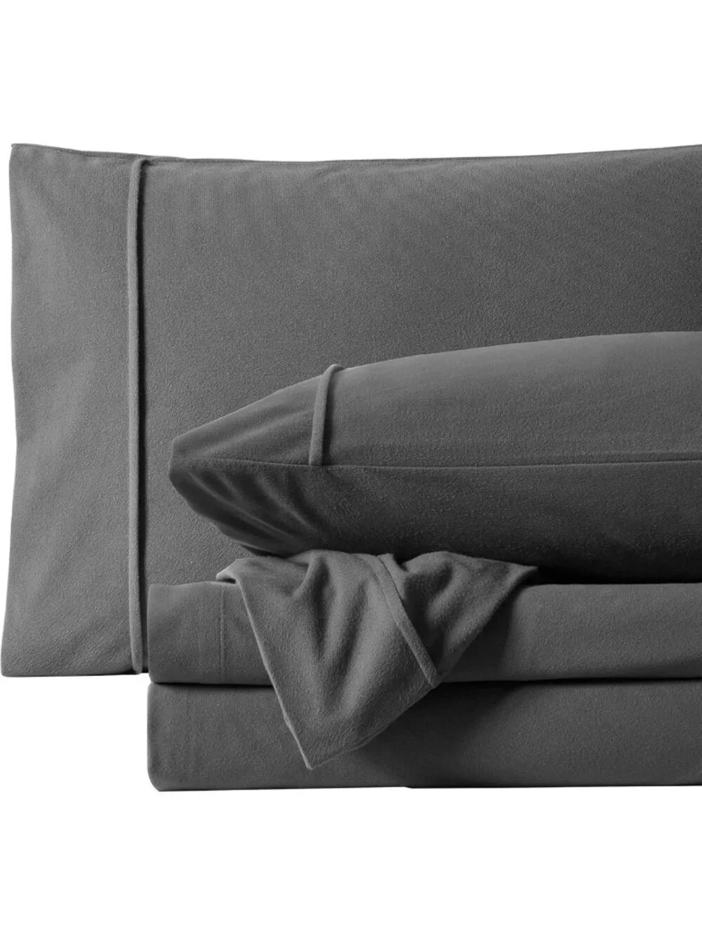 Cozy Flannel Bedding Set - Warm Deep Pocket Queen Sheets, Fitted & Pillowcases